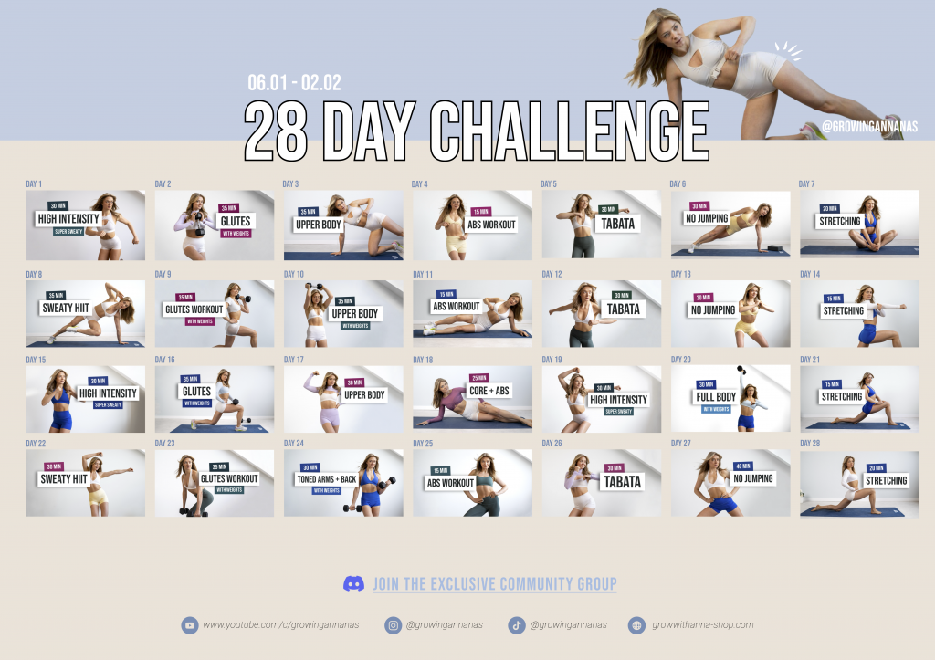 28 DAY CHALLENGE – HIIT IT HARD
